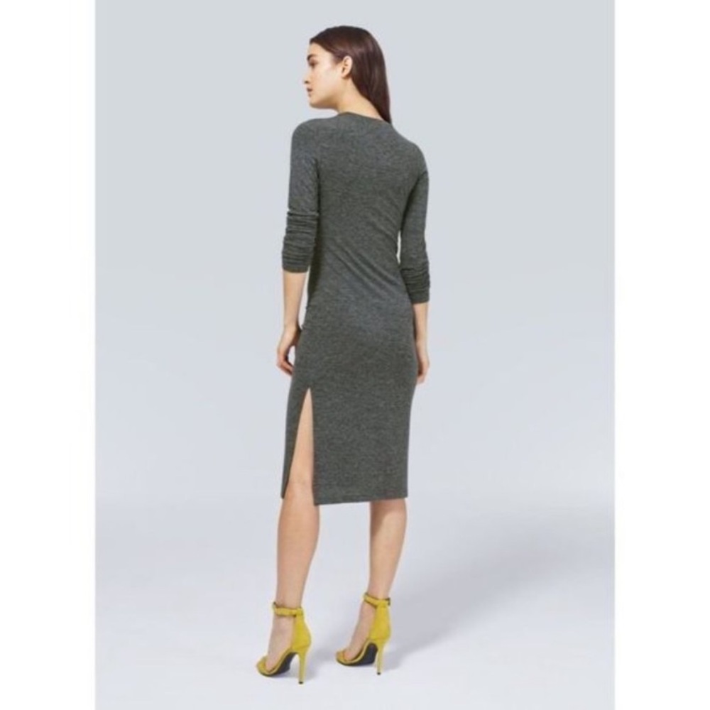 Aritzia Wilfred Free Parleur Gray Dress